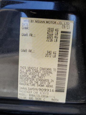 1N4AL3AP0FN909916 Nissan ALTIMA 2.5
