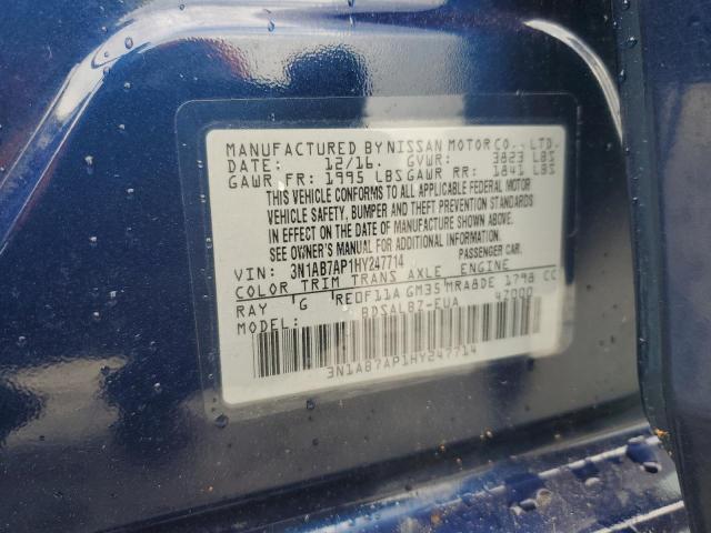 3N1AB7AP1HY247714 Nissan SENTRA S