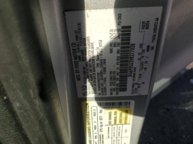 3FA6P0SU2HR277028 Ford Fusion Titanium Phev