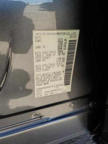 1N6AA0EDXEN513468 Nissan TITAN S