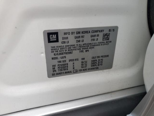 KL4CJBSB7FB220957 Buick Encore Convenience