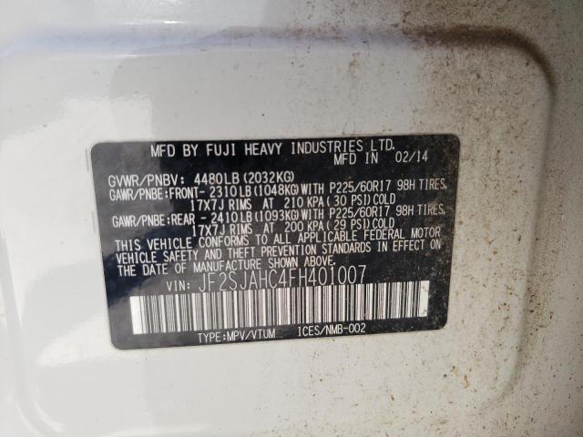 JF2SJAHC4FH401007 Subaru Forester 2.5i Limited