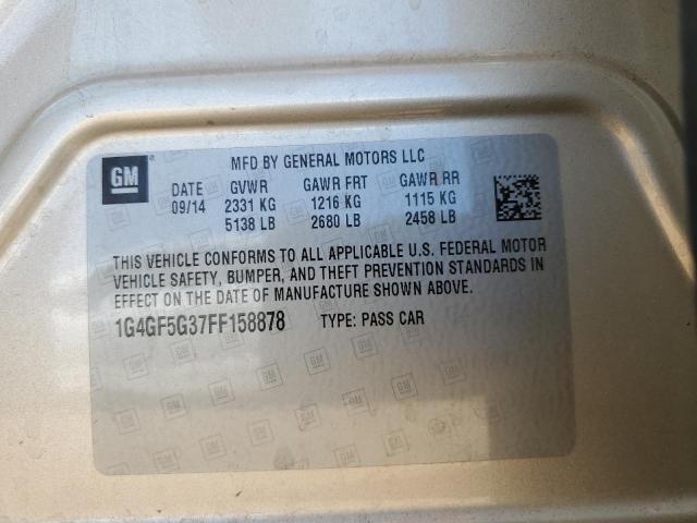 1G4GF5G37FF158878 Buick Lacrosse Premium