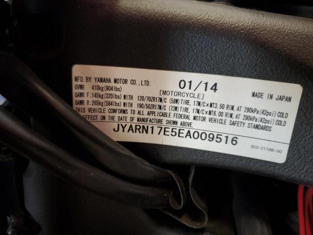 2014 YAMAHA FZ1 S JYARN17E5EA009516