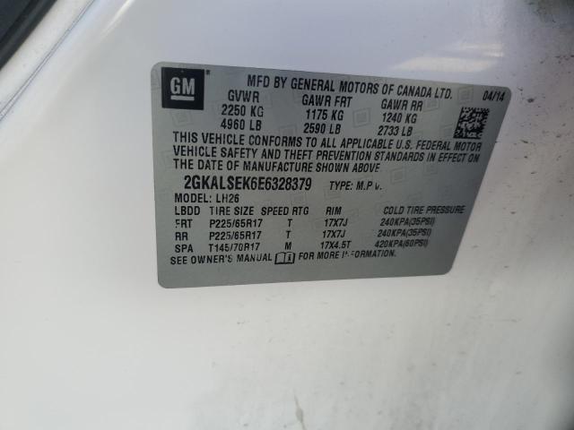2GKALSEK6E6328379 GMC Terrain Slt