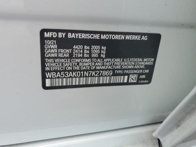 2022 BMW 228I - WBA53AK01N7K27869