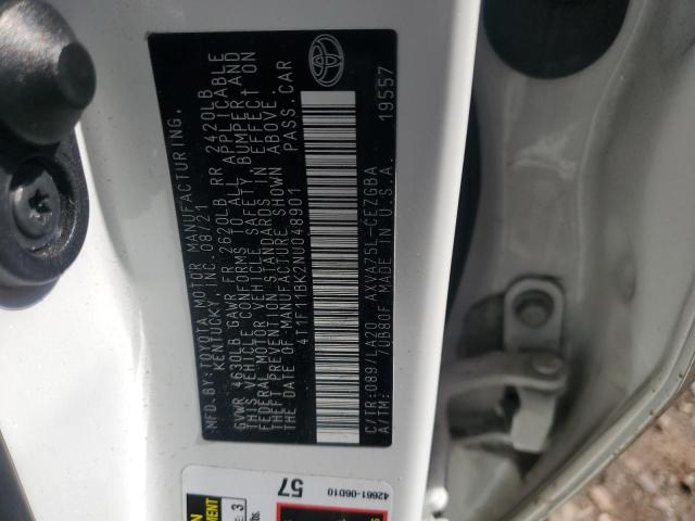 4T1F11BK2NU048901 Toyota Camry XLE 12