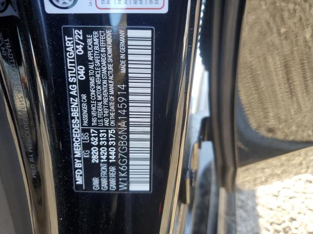 2022 MERCEDES-BENZ S 580 4MAT - W1K6G7GB6NA145914