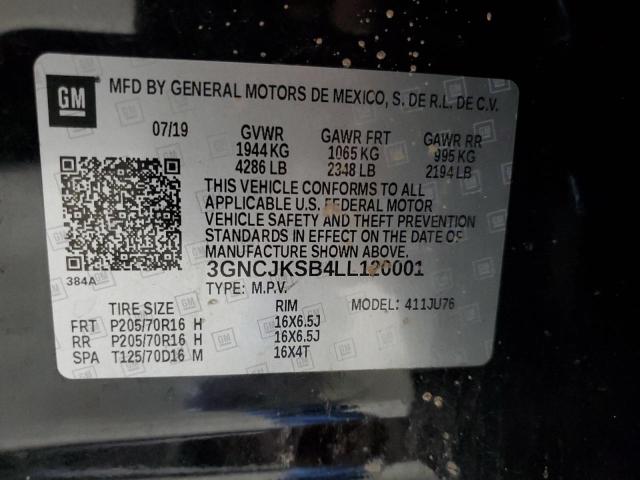 3GNCJKSB4LL120001 Chevrolet Trax LS 10