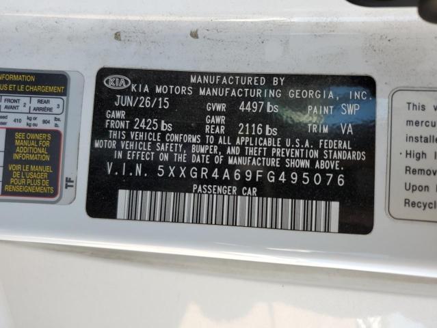 5XXGR4A69FG495076 KIA OPTIMA SX