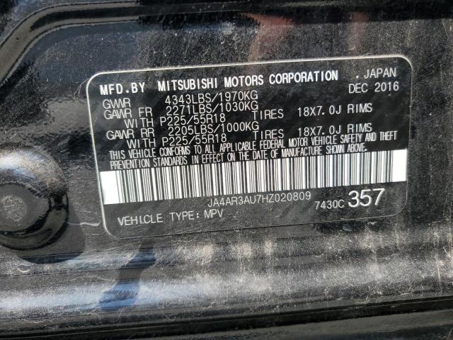 JA4AR3AU7HZ020809 Mitsubishi Outlander Sport Es
