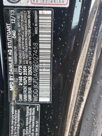 WDDJK7DA9EF027458 Mercedes-Benz SL 550