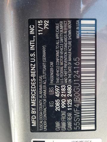 2016 MERCEDES-BENZ 300-CLASS 55SWF4JB0GU124165