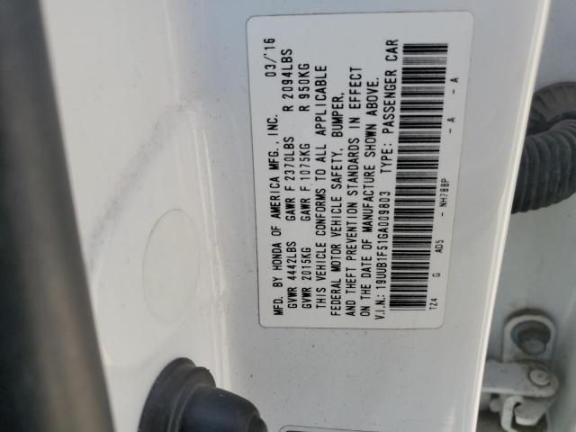 19UUB1F51GA009803 Acura TLX TECH