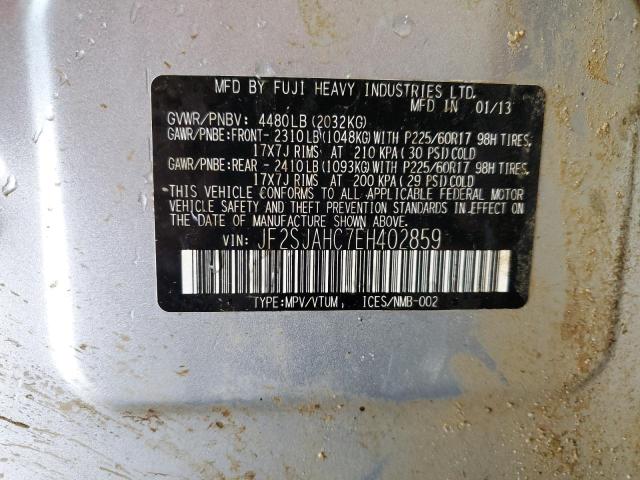 JF2SJAHC7EH402859 Subaru Forester 2.5i Limited