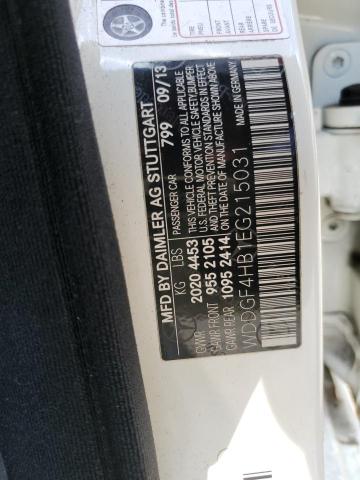 WDDGF4HB1EG215031 Mercedes-Benz C 250