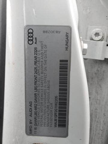 2016 AUDI S3 PREMIUM - WAUB1GFF2G1062205