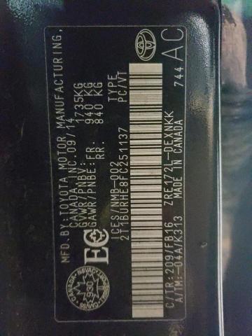 2015 TOYOTA COROLLA L - 2T1BURHE8FC251137