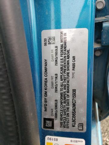2021 CHEVROLET SPARK LS - KL8CB6SA0MC715938