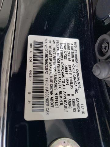 2HGFC3B76HH353672 Honda CIVIC EXL