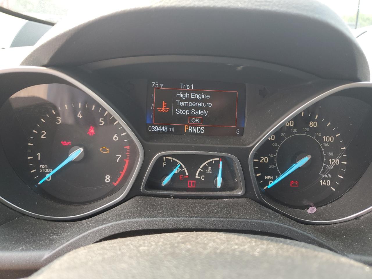 1FMCU9GD6HUC08334 FORD ESCAPE 2017
