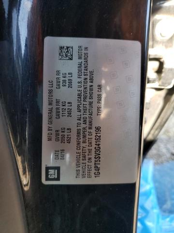 2016 BUICK VERANO PRE 1G4PT5SV3G4162196