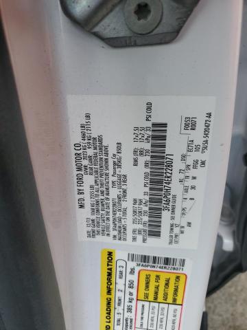 3FA6P0H74ER228071 Ford FUSION SE