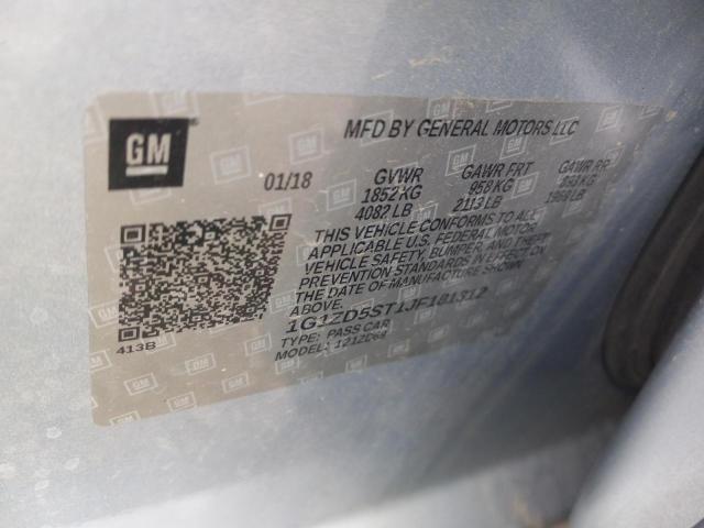 2018 CHEVROLET MALIBU LT - 1G1ZD5ST1JF181312