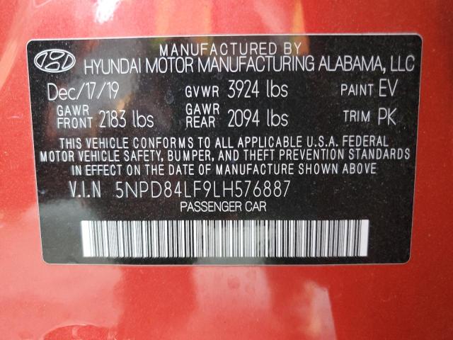 5NPD84LF9LH576887 Hyundai Elantra SE 12