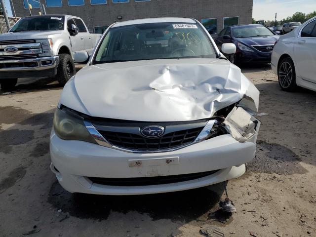 VIN: JF1GH61628H836506 Auction: COPART Lot: 63381563 Location: CO - DENVER SOUTH JF1GH61628H836506 SUBARU IMPREZA 2008 WHITE Photo 5