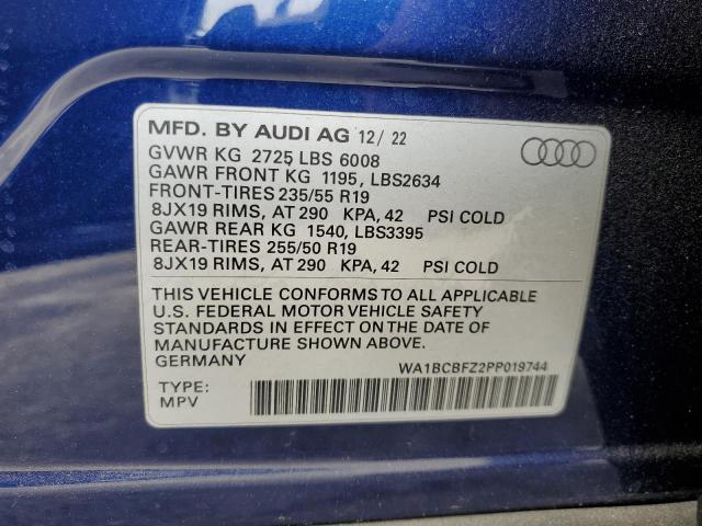 2023 AUDI Q4 E-TRON WA1BCBFZ2PP019744