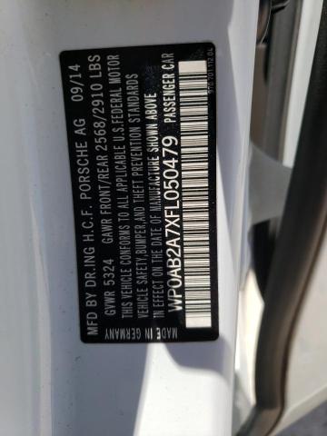 2015 PORSCHE PANAMERA S - WP0AB2A7XFL050479