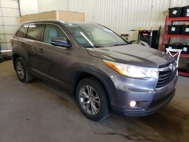 VIN 5TDJKRFH2ES019363 2014 Toyota Highlander, Xle no.4