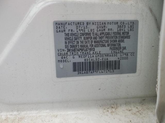 3N1AB7AP9FL671913 Nissan SENTRA S