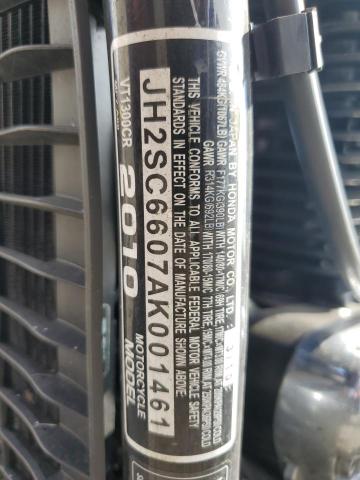 2010 HONDA VT1300 CR JH2SC6607AK001461