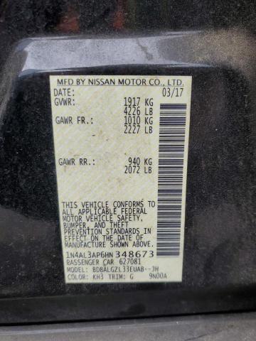 1N4AL3AP6HN348673 Nissan ALTIMA 2.5