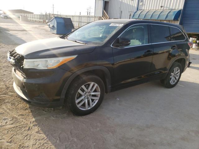 VIN 5TDZKRFHXES013636 2014 Toyota Highlander, LE no.1