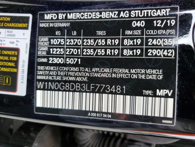 W1N0G8DB3LF773481 Mercedes-Benz GLC 300