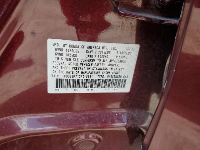 19UDE2F71GA015681 Acura Ilx Premium