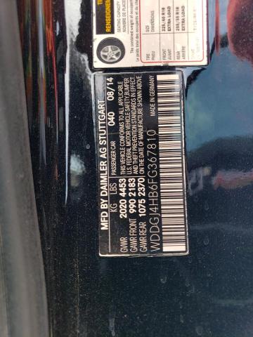 WDDGJ4HB6FG367810 Mercedes-Benz C 250