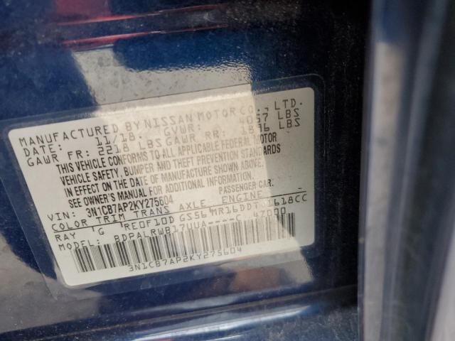 3N1CB7AP2KY275604 Nissan Sentra Sr Turbo