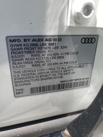 WA1LXBF78PD016193 2023 AUDI Q7, photo no. 13