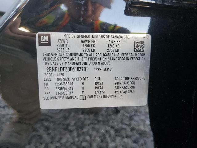 2GNFLDE38E6183701 Chevrolet Equinox Ltz