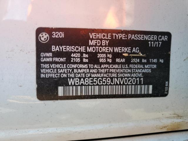 WBA8E5G59JNV02011 BMW 320 XI