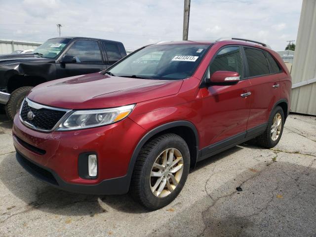 Vin: 5xykt4a79eg462125, lot: 64233413, kia sorento lx 20141