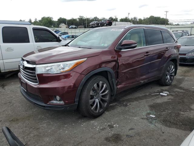 VIN 5TDDKRFH8ES069892 2014 Toyota Highlander, Limited no.1