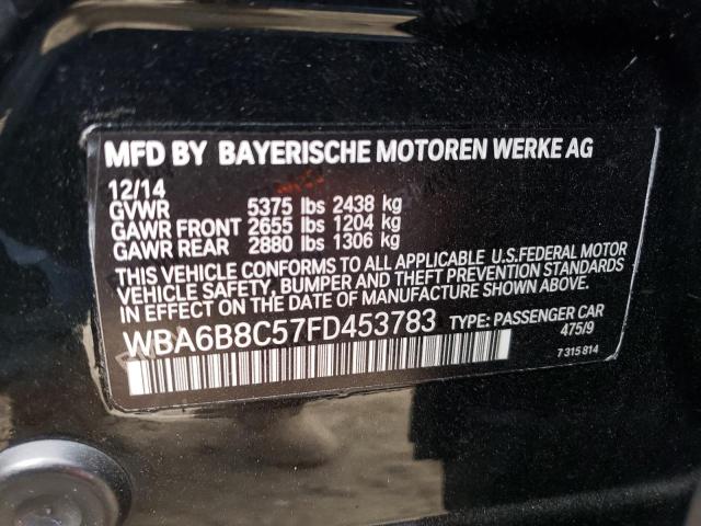 VIN WBA6B8C57FD453783 2015 BMW 6 Series, 640 Xi Gra... no.12