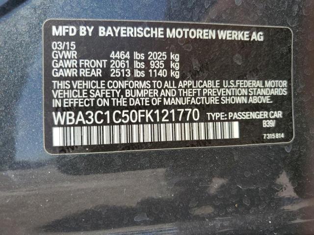 WBA3C1C50FK121770 BMW 328 I Sulev