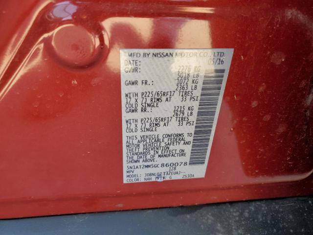 5N1AT2MM5GC860078 Nissan ROGUE S