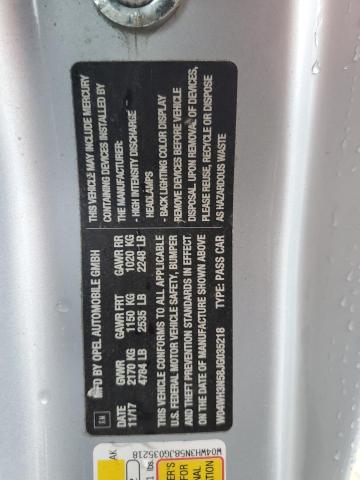 W04WH3N58JG035218 Buick Cascada Premium